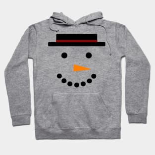 Snowman Face Hoodie